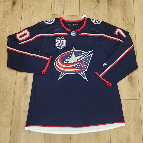 Adidas Joonas Korpisalo Columbus Blue Jackets Autographed adidas